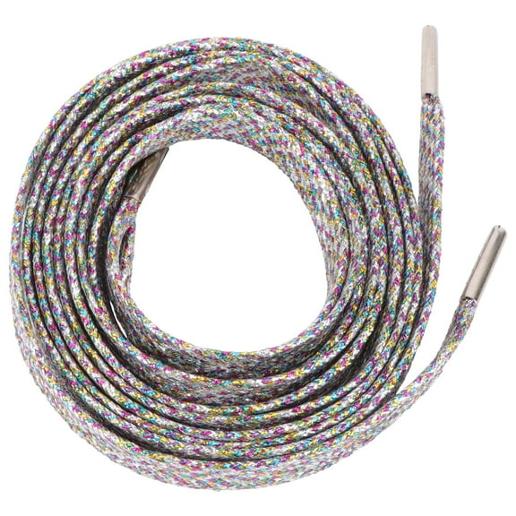 LOLIPPYY 1 Pair Plastic Sports Shoe Laces for Casual Running Shoes, and Easy Tie