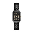 thumbnail image 1 of Fossil Reloj Raquel de acero inoxidable negro con tres manecillas y fecha para mujer, 1 of 7