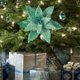 thumbnail image 2 of Decoración navideña artificial para fiestas, manualidades, colección de bricolaje, purpurina navideña de seda. verde, 2 of 9