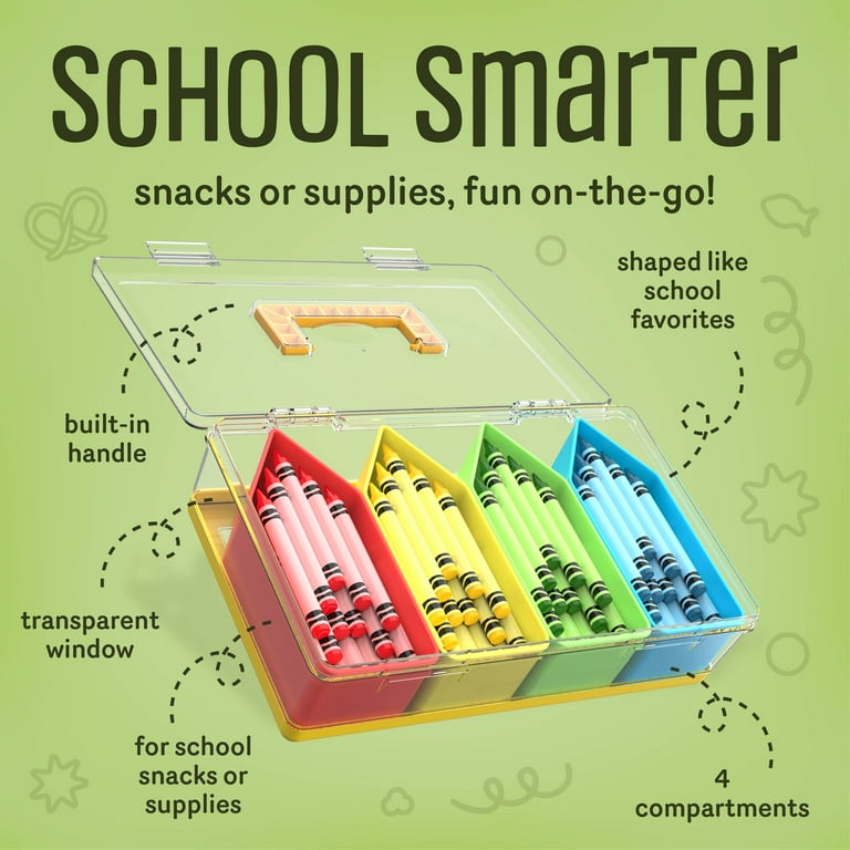 COOK WITH COLOR Snack Box Container for Kids Lunch Box Snackle Box