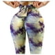 thumbnail image 4 of MKLEKYY Leggings de yoga para mujer, con estampado de cintura alta, elásticos, para fitness, 4 of 4