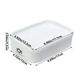 thumbnail image 3 of Food Storage Container with Lid, Plastic Kitchen Organization Set of 2, Leak-proof & Airtight for Freshness, for Meal Prep, Pantry Organization and Leftovers,Vsgery, 3 of 7