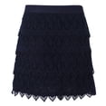 thumbnail image 2 of Richie House Girls' Multi-Layered Lace Dress RH2162, 2 of 2