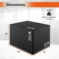 thumbnail image 3 of Gymax 3 In 1 Foam Plyometric Box Heavy Duty High Density Foam Jumping Box Plyo Box, 3 of 10