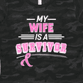 thumbnail image 4 of Inktastic My Wife is a Survivor Breast Cancer Awareness Women's T-Shirt, 4 of 5