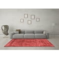 thumbnail image 3 of Ahgly Company Indoor Square Oriental Red Industrial Area Rugs, 8' Square, 3 of 4