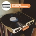 thumbnail image 3 of 1Pc LP Cleaning Brush Vinyl Record Cleaner Turntable CD Album Cartridge (Black Silver), 3 of 7
