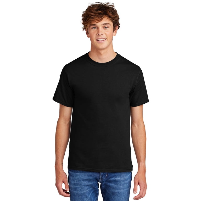 GILDAN Short Sleeve T-Shirt For Men - XL Size | 100% Cotton 6 Pack