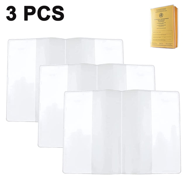 Amazon Basics - Tarjetero de plástico para tarjetas de visita, fundas protectoras para carpeta de 3 anillas, transparente, paquete de 25