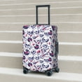 thumbnail image 5 of Yiaed music Skull record mike Print Travel Luggage Cover Suitcase Protector Fits 18-32 Inch Luggage Wheel Covers Patterned Elastic Luggage Anti-scratch（No luggage）-Medium, 5 of 5