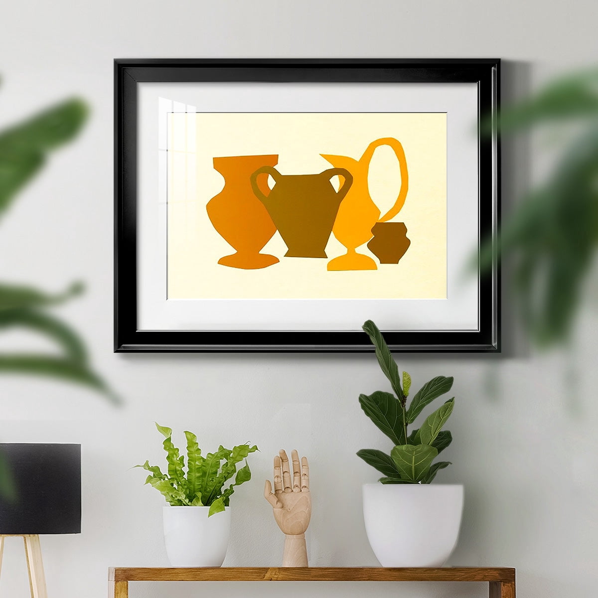 Posing Pottery II Premium Framed Print - Ready to Hang