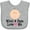 AC-Heather Grey, variant on Inktastic Mimi and Papa Love Me Baby Girl Girls Baby Bib