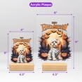 thumbnail image 5 of Mummy Maltese Happy Halloween with Pumpkins Bats Spooky Fun Acrylic Plaque Sign Ashwood Base Maltese Dog Lover Gifts Idea Home Desk Decor - 00019, 5 of 5