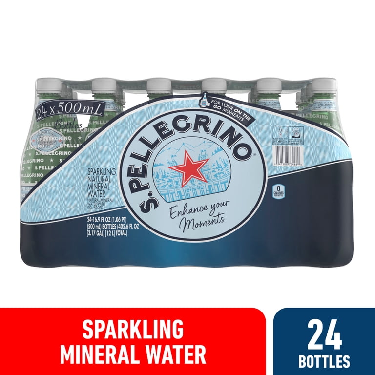 S. Pellegrino Sparkling Natural Mineral Water, 16.9 fl oz, 24 Pack photo 1