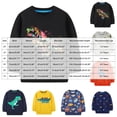 thumbnail image 3 of Toddler Boys Cotton Pullover Crewneck Sweatshirt Long Sleeve Cartoon Shirt Sweaters Tops for 6-12 Months 12-24 Months 2T 3T 4T 5T 6T 7T 8T 9T Children 4-5 Years, 3 of 5