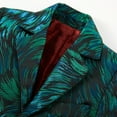 thumbnail image 4 of Boys Colour Jacquard Slim Fit Jacket for Wedding Prom Party Birthday., 4 of 5