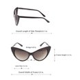 thumbnail image 5 of Classic Style Cateye Sunglasses Small Retro Vintage Women Fashion Shades, 5 of 7