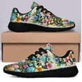 thumbnail image 3 of Happy Easter Bunny Eggs Shoes Sneakers for Women Men Black Size 11.5, 3 of 7