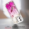 thumbnail image 2 of For iPhone 11 (XI6.1) Pearls Epoxy Glitter Ornaments Design Chrome Edged Case - 7, 2 of 3