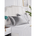 thumbnail image 4 of Luxurious Silk Satin Pillowcase for Hair Skin Pillow Cover Cases Set of 2 Pcs, 4 of 26