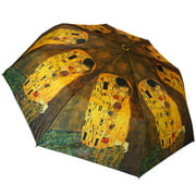 Klimt The Kiss 12" Compact Collapsible Auto Open and Close Premium Umbrella
