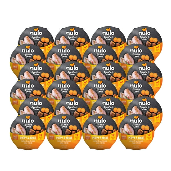 Nulo Signature Ragoût Poulet & Patate Douce en Bouillon Nourriture Humide pour Chiens, 6 Onces, Lot de 16