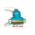 thumbnail image 5 of Monoprice USB 2.0 to RS-232 DB-9 Male and DB-25 Male Serial Converter Cable, 1Mbps Data Transfer Rate, 70 Inch, 5 of 6