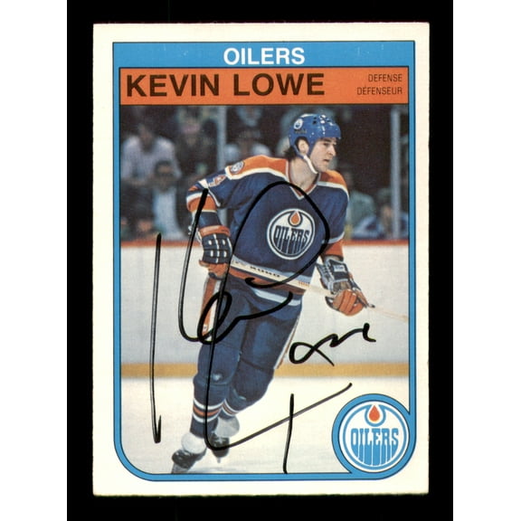 Kevin Lowe Autographed 1982-83 O-Pee-Chee Card #113 Edmonton Oilers SKU #251931