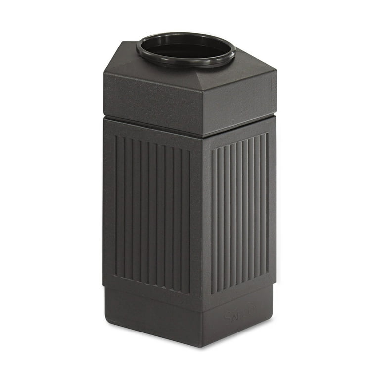 Canmeleon Indoor/Outdoor Pentagon Receptacle, 30 gal, Polyethylene, Black Canmeleon Indoor/Outdoor Pentagon Receptacle, 30 gal, Polyethylene, Black