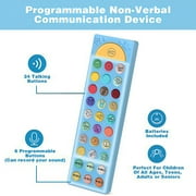 AAC Device for Autism, Non Verbal Communication Tools for Speech Therapy, 6 Programmable Buttons & Adjustable Volume, Talking Aids for All Ages, Alternative to PECS