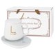 thumbnail image 1 of Juego de calentador de tazas portátil, apagado automático, taza de café, cuchara de café, calentador de taza de té, 1 of 8