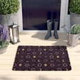 thumbnail image 2 of Dark Purple Sun Moon Star Flannel Non Slip Door Rugs,Washable Door Mats Indoor,Decorative Door Mats,Dirt-Resistant and Absorbent Doormat for Entrance,Bedroom,Kitchen,Bathroom,31.5"x17", 2 of 4