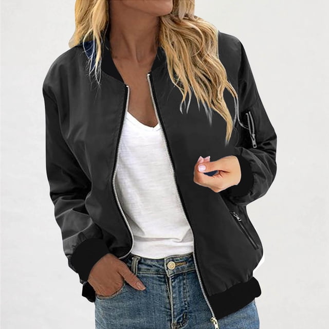 Veste Décontractée Unie à Manches Longues avec Poches pour Usage Quotidien en Extérieur