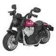 thumbnail image 3 of Pull Back Motorcycle Toy, Sturdy Alloy Beautiful Appearance Motorcycle Model Toy  For Home Play Purple,Red,Black, 3 of 8