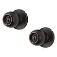 thumbnail image 4 of (2 pack) Hyper Tough Two Keyed Entry Ball Locking Doorknobs Oil-Rubbed Bronze Finish Twin Pack, 4 of 9