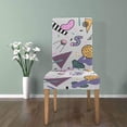 thumbnail image 4 of RYLABLUE Hobby Background Crafting Tools Pattern Stretch Chair Cover Protector Selle Slipcover pour Salle à Manger Hôtel Wedding Party Set de 1, 4 of 5