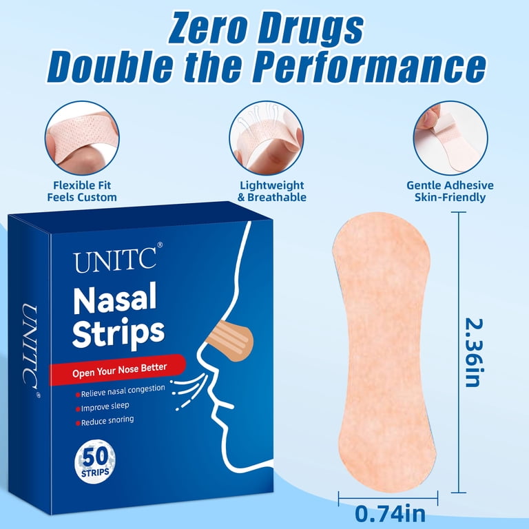 Unitc Extra Strength Nasal Strips, 50 Count photo 6