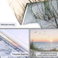 thumbnail image 6 of Beach Sunset Coastal Tapestry, Sand Dunes & Seagulls Ocean Wall Hanging, Boho Nature Landscape Art Decor for Bedroom Living Room Dorm, 60x90Inch, 6 of 7