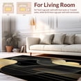 thumbnail image 2 of ODIKA 8'x10' Machine Washable Non-Slip Area Rug, Striking Contrast of Bold Lines High Traffic Rug, Gold, 36712, 2 of 7