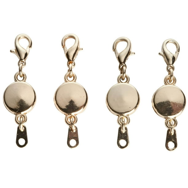 Locking Jewelry Clasps Set Of 4Silvertone