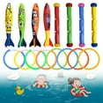 thumbnail image 3 of 3/4Pcs Pool Games Sinking Toy Multicolor Cartoon Pool Sinking Toys Creative Throwing Dive Water Toy Swimming Pool Accessories Diving swim ring, 3 of 6