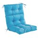 thumbnail image 1 of Cojín de silla con respaldo alto Zulema Azul 112 cm x 53 cm, 1 of 8