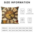 thumbnail image 5 of Nawypu Throw Pillow Case Square Decorative Cushion Cover with Beer Pattern Pillow Covers,, 5 of 5