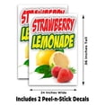 thumbnail image 2 of Strawberry Lemonade (24" X 36") Vinyl Decal Only (Pack of 2) |Sign|Sticker|Poster, 2 of 4