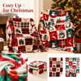 thumbnail image 5 of Red Green Checkered Blanket, Throw Christmas Blanket Snowman Tree Plaid Throw Blanket for Women Men, 5 of 5