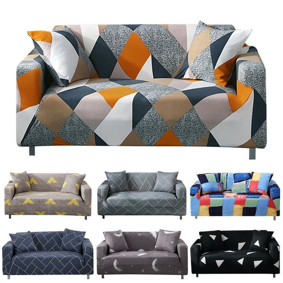 Stretch Sofa Cover Printed Couch Covers Slipcovers for Cushion Couches Sofas Elastic Universal Furniture Protector