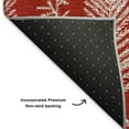 thumbnail image 5 of Addison Rugs Mayfield Premium Machine Washable Transitional Holiday Red Rectangle Rug, 3' x 5', 5 of 7