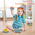 Nicmore Toddler Toy Cars for 16 Year Old Boys, 5 in 1 Carrier