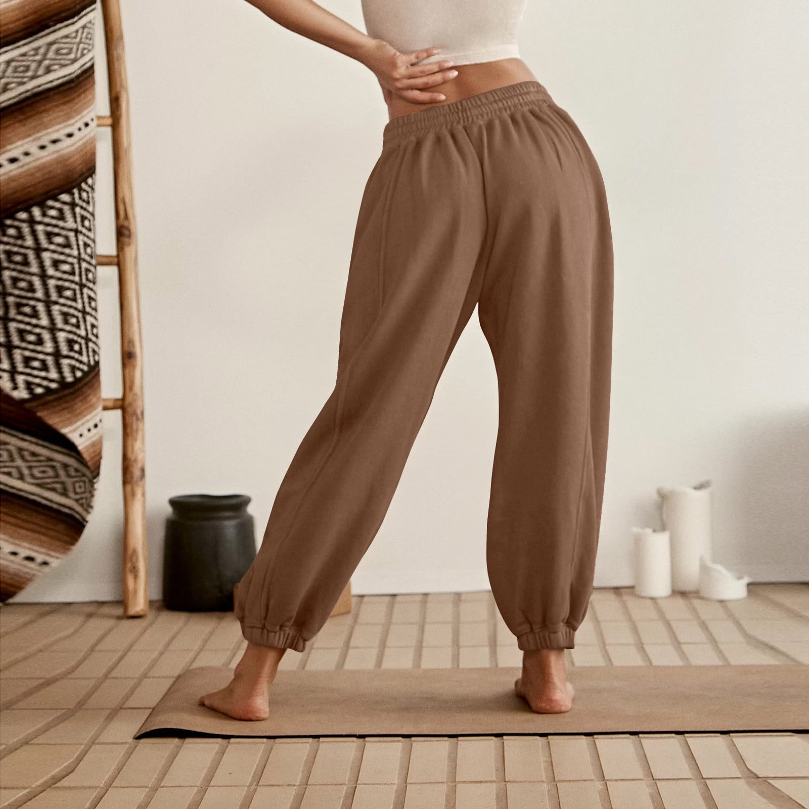 Susanny Sweatpants for Women with Pockets Petite Cinch Bottom
