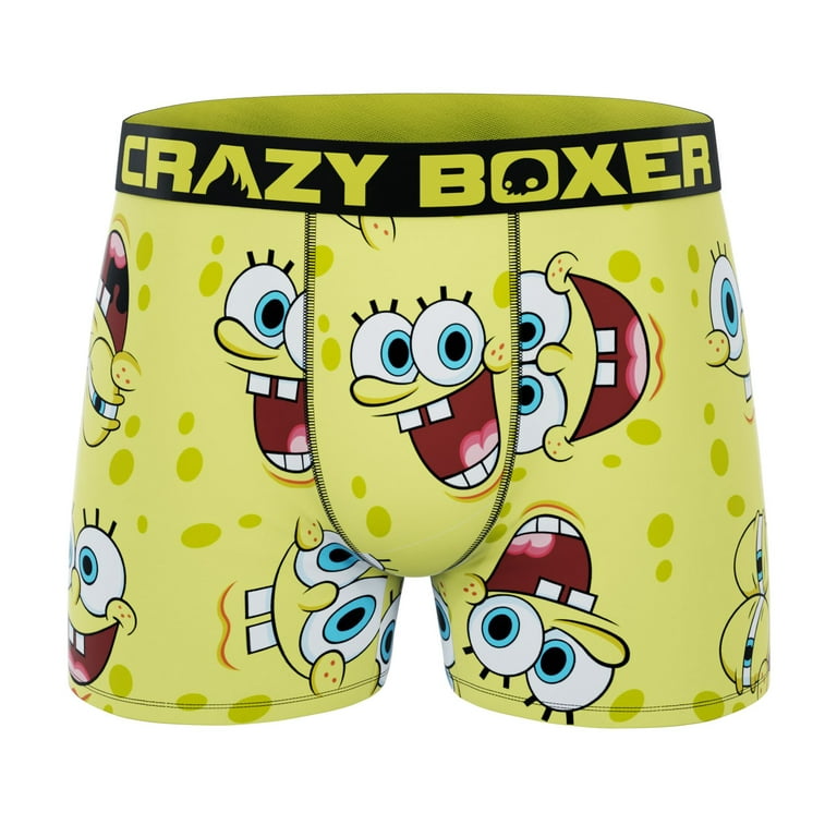 Men's Boxer Briefs - SPONGEBOB - CUBE GIFT BOX Sponge Faces
